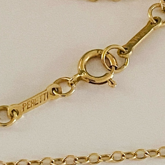 Tiffany 18k Gold Elsa Peretti XL Open Heart Necklace - Picture 5 of 12